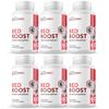 Red Boost - Blood Flow Support Dietary Supplement 60 Capsules (6 Pack)