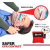 kuou 5 Pcs CPR Mask Keychain Ring, Emergency Kit Face Shield for First Aid or AED Training（red）