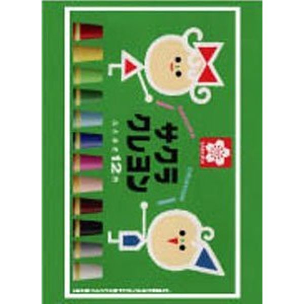 kyarakuta-ka-dosuri-bu Cherry Crayons 60 Sheets Per Pack