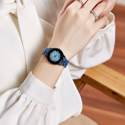 Resin Watch Bands Replacement Watch Straps for Men Women 14 Colors Quick Release Lightweight Wrist Bands in 3 Sizes 18/20/22mm Fashion Skin-Friendly Watch Bracelets Smartwatch band (Dark Blue, 20mm)