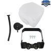 8PC Kit Washer Jar Bottle Bracket Cap Bolts Hose Filter Windshield Jug Reservoir