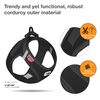 Vest Harness curli Clasp Cord Black L