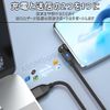 Micro USB Cable, 9.6 ft (2 m), 9.6 ft (2 m), Micro USB (Type-B) Rapid Charging, Fast Data Transfer, Compatible with Android Smartphones, PS4 Controller, Black, Portable, L-Shaped 180° Rotation,