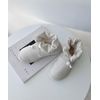 [AS KNOW AS Plus] Quilted Padded Shoes, Outside, Ivory Size M