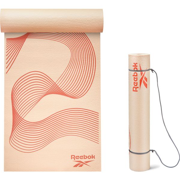 Reebok Yoga Mat + Mat Strap RAYG-11023FD, Fluid Motion (RAYG-11023FD)