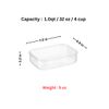 Lustroware Micro Clear Kitchen Pantry Food Storage Container Canister Set