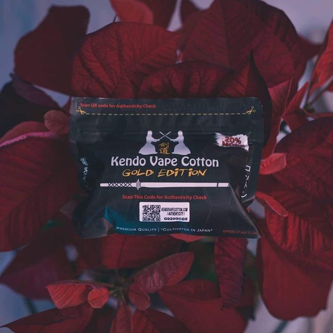 Kendo Vape Cotton Gold Edition [Genuine] Kendo Cotton Gold Edition / Kendo Cotton