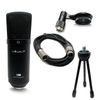 Vault VCM Studio Condenser Microphone with Tripod, XLR Cable, and Shock Mount
