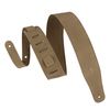 Levy's MS26 2.5" Hand-brushed Suede Guitar Strap, Sand