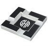 Personalized Visol Renner Black & White Ceramic Cigar Ashtray (Circle Monogram)