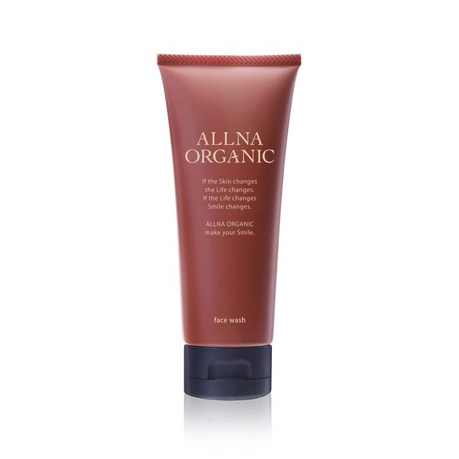 Allna Organic Face Wash, Men's, Face Cleansing Foam, Additive-Free, Sensitive Skin, Dry Skin, Pores, Stain Moisturizing