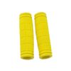 2 PCS Fluorescent Yellow Lock-on Bicycle Handlebar Grip Bar