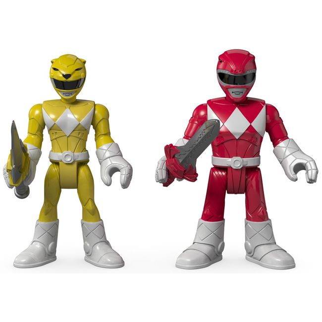 Fisher-Price Imaginext Power Rangers Red Ranger & Yellow Ranger