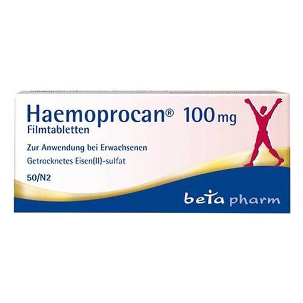 HAEMOPROCAN 100 mg Film-Coated Tablets Pack of 50