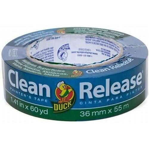 Duck Brand Clean Release Painter's Tape for Masking & Painting, 1.41" x 60-yd...