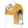 VON LILIENFELD Gustav Klimt Women's 100% Silk Scarf Adele Art Motif Scarf Silk Scarf 172 x 42 cm, multicoloured