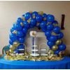 Langxun 12Ft Black Table Balloon Arch Kit, Balloon Arch Stand Frame Fo