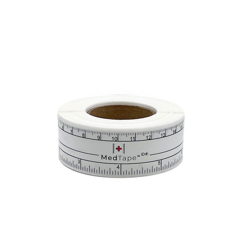 MedTape: Self-Adhesive Wound Measurement Ruler 8 Inches (Roll of 125 ...
