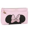 Topolino Trousse rosa a cerniera 33x19x5 cm