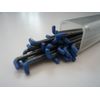 Heidifeathers 40G Twisted/Spiral Needle -10 Needles (Light Blue tip)