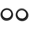 2PCS Microscope Goggle 32-36mm Diameter Eyepiece Cover Binocular Eye Cups Replacement Soft Rubber Stereo Microscope Accessory (Flat Angle) (KP-H2 Flat Angle)