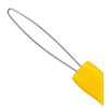 HOME-X Button Hook Helper, Assistance Tool for The Elderly, One-Hand Button Tool- Yellow- 6” L x ¾” W