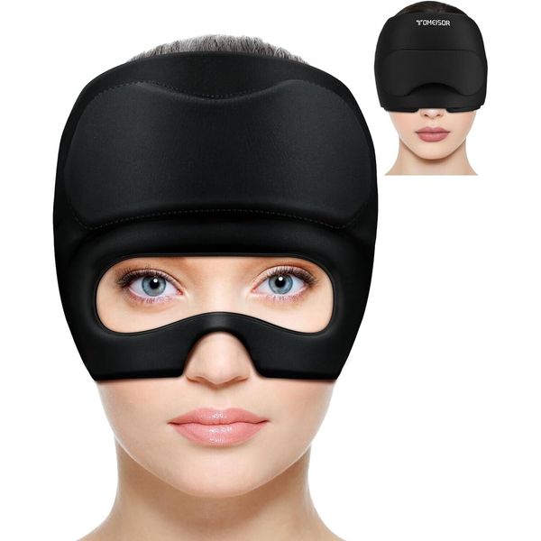 Migraine Relief Cap, Foldable Eye Visible Headache Relief Cap, Migraine Relief H