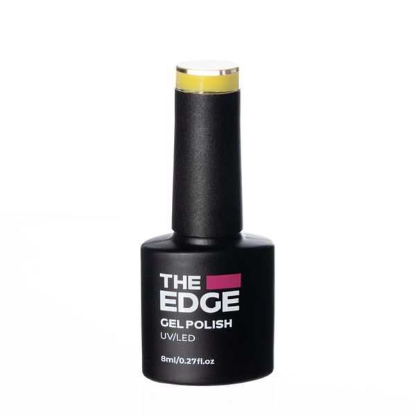 THE EDGE Gel Nail Polish 8ml - The Yellow - UV/LED Manicure/Pedicure for Salon & Home Use, Highly Pigmented/Long Lasting/2-Coat Coverage