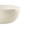 Hunter Ceramic Bowl for Dogs and Cats, 550 ml, White