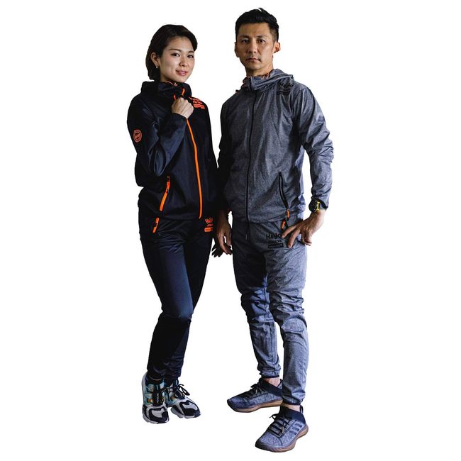 H&Yo Sauna Suit, Men's, Women's, Unisex, Jersey Material Diet Suit, Sweat Support, High Heat Retention and Stretchy, Tested