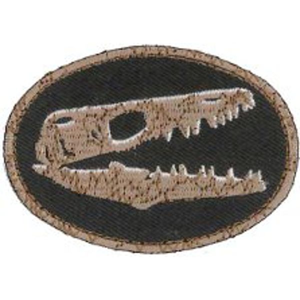 Klicnow Fossil Embroidered Patch 7 X 5 CM