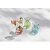 Mud Pie Green Botanica Ruffle Vase; 4" x 3 1/4" Dia