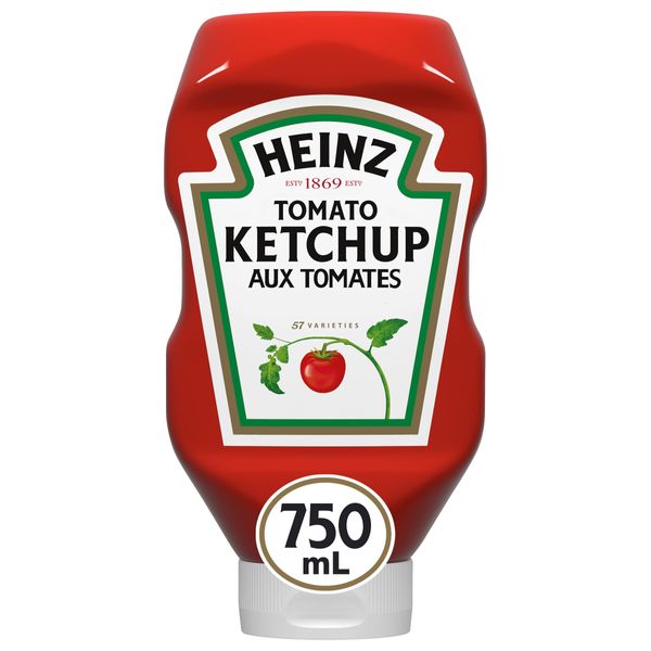 Heinz Tomato Ketchup, 750mL/25oz., Bottle, {Imported from Canada}