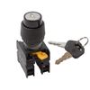 Alpinetech KSR-22 22mm Spring Return Momentary Key Selector Switch 1NC 1NO 2 Positions