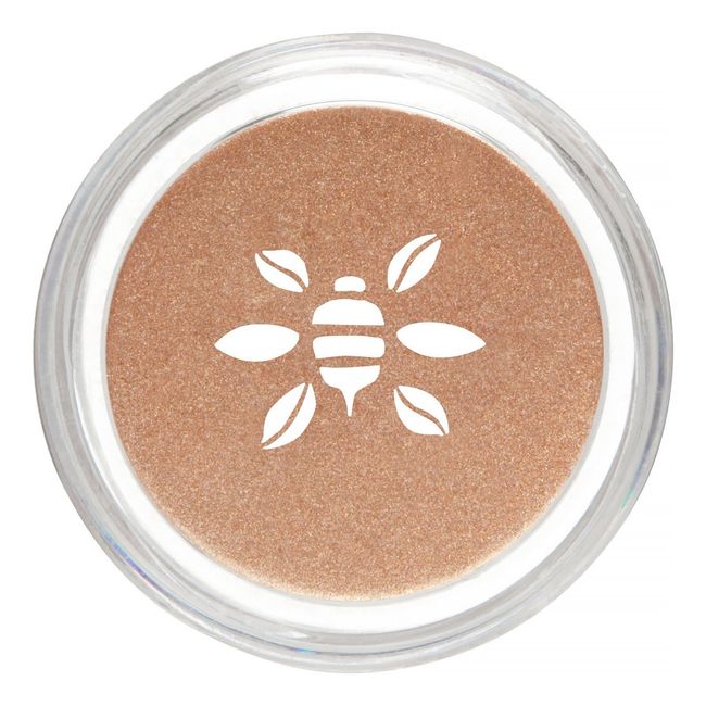 Honeybee Gardens PowderColors, Clean Mineral Eye Shadow in Satin Sheets, Pale Sparkly Peach With Gold Highlights, Versatile, Portable, & Skin-Friendly, 2g