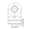 Maclean MCE314 W: PIR Motion Sensor, 6m range, ceiling mounted, max load 1200W, IP20-rated