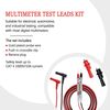 Multimeter Test Leads Right Angle Standard Banana-Type for Multimeter, Voltmeter, Clamp Meter Replacement Test Lead Set 1 Set