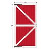 Barn Door Props Party Accessory (1 count) (2/Pkg)
