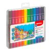 Fonzell Sketch Markers - 12 Colours Double Sided Tips Water Based Ink