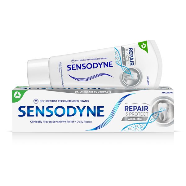 Sensodyne Sensitive Whitening Toothpaste, Repair & Protect Whitening 75 ml