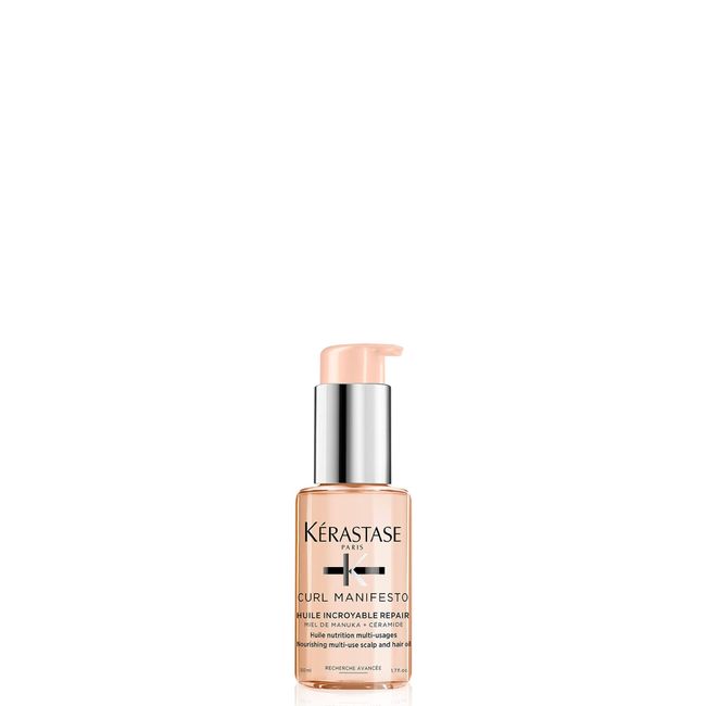 Kérastase Curl Manifesto, Nourishing Oil Styling and Finishing Treatment, For Curly Hair, With Manuka Honey and Ceramide, Huile Sublime Repair, 50 ml