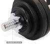 Ringstar Starring 105-200 Lbs Adjustable Dumbbells (65 LBS Black)