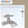 6 Pack Hinge Pin Door Stopper Brushed Satin Nickel - Adjustable Heavy Duty Hinge