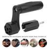 Guitar Tuning Peg Winder,Guitar Peg Winder Drill Bit,String Winders,2 In 1 Guitar String Winder Black Abs Bridge Pin Peg Puller Screwdriver Drill Bit