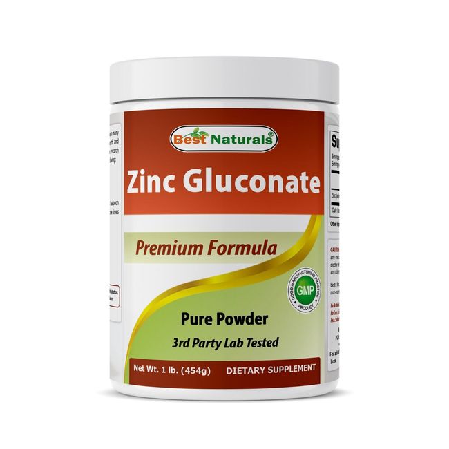 Best Naturals Zinc Gluconate Pure Powder 1 Pound