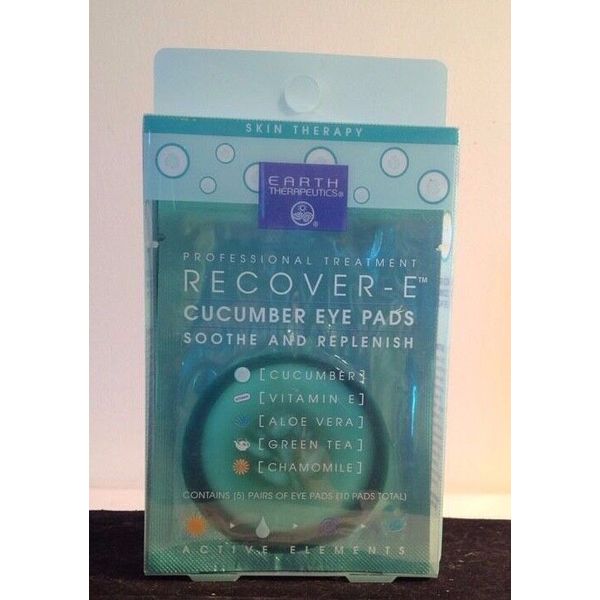 Earth Therapeutics Cucumber Eye Pads 5 ea In Pack