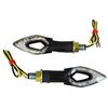 Alchemy Parts Black LED Indicators E Marked Universal Fit for Most Motorcycles