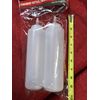 2PK 12oz Clear Squeeze Bottles Kitchen Condiments Containers Dispenser Ketchup