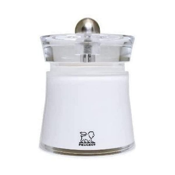 Peugeot Bali 3 Inch Salt Mill, White
