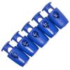 Micro Single Barrel Cord Locks – Best for Mini, Micro, Nano Paracord Projects (Blue, 25 Pack)